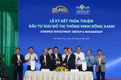 NovaGroup và Sokimex ký cam kết đầu tư, phát triển dự án khu đô thị Blue Dragon
