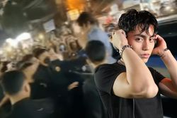 Khán giả ồ ạt 'như ong vỡ tổ' khi nhìn thấy MONO vừa bước xuống xe