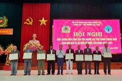 Biểu dương 33 điển hình người cao tuổi trong phong trào Toàn dân bảo vệ an ninh Tổ quốc