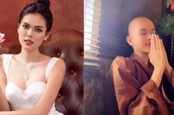 Bị nhắc lại chuyện 'xuống tóc đi tu', Ngọc Trinh có phản ứng đáng chú ý