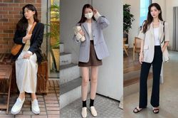 7 cách phối áo blazer thanh lịch theo style Hàn