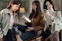 Kiểu áo khoác diện cùng món đồ nào cũng trông cao hơn