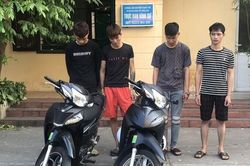 Bắt 4 đối tượng ở nhờ rồi trộm xe máy tại các khu nhà trọ