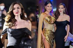 Đăng quang gần 20 năm, nhan sắc Miss Universe 2005 vẫn 'nuốt gọn' đàn em khi đứng chung khung hình