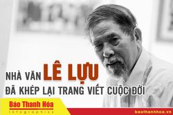 Nhà văn Lê Lựu đã khép lại trang viết cuộc đời