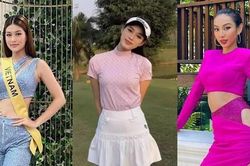 Phản ứng của Hoa hậu Đỗ Thị Hà, Thiên Ân, Thùy Tiên khi mặc ngược đồ so với thiết kế