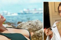 Wanda Nara lả lơi trên biển vắng