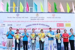 CityLand Group tham gia đi bộ đồng hành cùng quận Gò vấp gây quỹ chăm lo an sinh xã hội