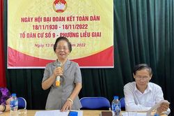 Chủ tịch Hội Khuyến học Việt Nam dự Ngày hội đại đoàn kết toàn dân tộc ở khu dân cư cơ sở