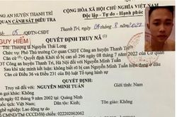 Truy nã đối tượng cố ý gây thương tích do mâu thuẫn tại quán karaoke