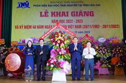 Phân hiệu Đại học Thái Nguyên tại Lào Cai khai giảng năm học mới 2022 - 2023