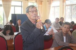 Bí thư Tỉnh ủy, Chủ tịch HĐND tỉnh Trần Đức Quận tiếp xúc cử tri phường 12, thành phố Đà Lạt