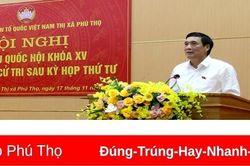 Đại biểu Quốc hội khóa XV tiếp xúc cử tri tại thị xã Phú Thọ