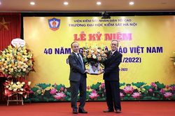 Trường Đại học Kiểm sát Hà Nội kỷ niệm 40 năm ngày nhà giáo Việt Nam