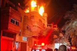 Hỏa hoạn kinh hoàng tại trại tị nạn ở Gaza, Palestine, 21 người thiệt mạng