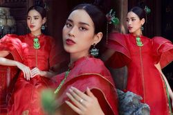 Chưa đến Tết, Đỗ Thị Hà đã diện áo dài xuân 2023, khoe visual kết thúc 2 năm nhiệm kỳ ấn tượng