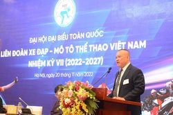Ông Lê Văn Thắng giữ chức Chủ tịch Liên đoàn Xe đạp – Mô tô thể thao Việt Nam nhiệm kỳ VII