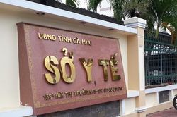 Kỷ luật cảnh cáo nguyên Phó Giám đốc Sở Y tế Cà Mau