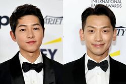 Song Joong Ki bị chê 'dừ' hơn đàn anh Bi Rain tại thảm đỏ Emmy 2022
