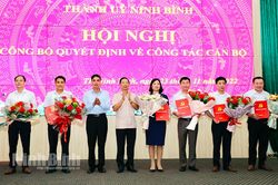 Thành ủy Ninh Bình điều động 6 Phó Bí thư, Chủ tịch UBND phường, xã