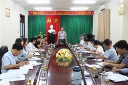 Thường trực HĐND tỉnh làm việc với Sở Tài nguyên và Môi trường