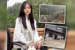 Cô gái xinh đẹp chọn nghĩa trang làm 'công sở'