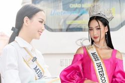 Hoa hậu Liên lục địa Bảo Ngọc giải thích việc trang điểm đậm khi đi làm từ thiện