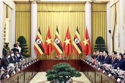 Tổng thống Uganda thăm chính thức Việt Nam: Dấu mốc quan trọng, tăng cường quan hệ hợp tác hữu nghị