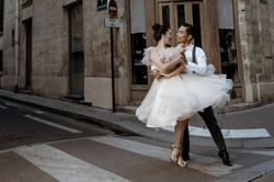 Bộ ảnh cưới thơ mộng, đậm chất dancesport của cặp đôi Khánh Thi - Phan Hiển
