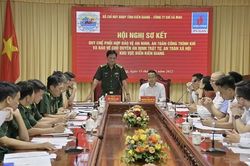 Bộ đội Biên phòng Kiên Giang và Công ty Khí Cà Mau sơ kết quy chế phối hợp