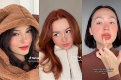 Xu hướng trang điểm 'Em lạnh' càn quét Tiktok: đôi má ửng hồng vì lạnh những ngày cuối năm