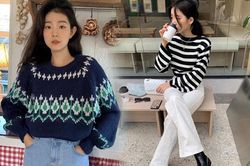 Áo len họa tiết 'chiếm sóng' mùa lạnh năm nay