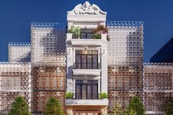 Mẫu nhà phố tân cổ điển 4 tầng sang trọng, tiện nghi