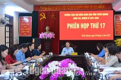 Thường trực HĐND tỉnh họp phiên thứ 17