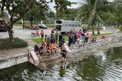 Bé trai rơi xuống hồ tử vong ở công viên Thống Nhất