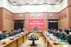 Đại tướng Phan Văn Giang chủ trì Hội nghị Thường vụ Quân ủy Trung ương