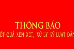 Khai trừ 6 đảng viên vi phạm pháp luật