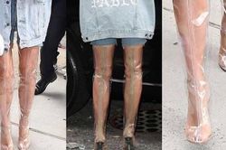 Các sao đua nhau theo mốt 'giày tàng hình': Chị em nhà Kardashian hứng thú nhất