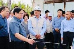 Thủ tướng Chính phủ khảo sát một số dự án trọng điểm thuộc địa phận tỉnh Bạc Liêu