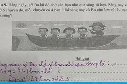 Bài Toán tiểu học 6 x 4 = 24 ở Bình Dương bị chấm sai khiến phụ huynh tranh cãi