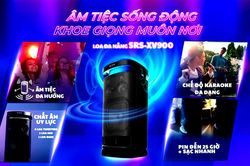 Sony ra mắt loa SRS-XV900 giúp âm tiệc sống động, khoe giọng muôn nơi