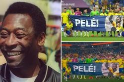 Brazil tri ân Pele sau khi thắng Hàn Quốc