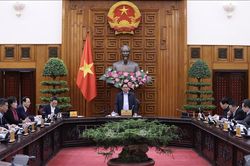 Thủ tướng chủ trì cuộc họp về điều hành chính sách kinh tế vĩ mô, tài khóa, tiền tệ