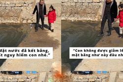 Clip: Ông bố được một phen dạy con nhớ đời