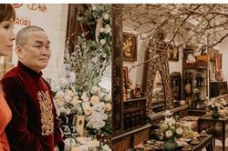 Căn nhà toàn gỗ quý mang phong cách hoài cổ của danh hài Xuân Hinh sang trọng, truyền thống trong lễ ăn hỏi con gái