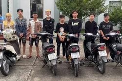 8 thiếu niên ở Cần Thơ cướp xe máy người đi đường lúc rạng sáng