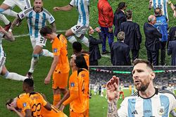 Nguyên nhân cầu thủ Argentina ăn mừng trêu tức Hà Lan