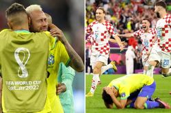 Brazil tan vỡ giấc mộng vàng World Cup, Neymar bật khóc