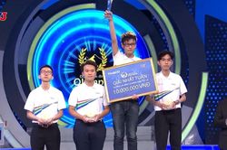 Dẫn đầu cả 4 phần thi, nam sinh Quảng Ninh giành nguyệt quế tuần Olympia