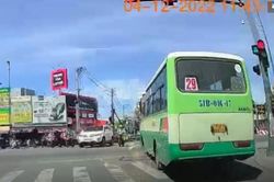 Tài xế xe buýt vượt đèn đỏ ở TP Thủ Đức bị tước bằng, phạt 5 triệu đồng